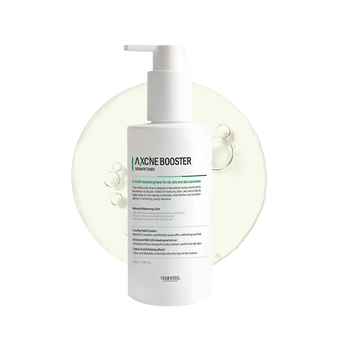 AXCNE BOOSTER Sebafix Toner (TEST) VEMONTES